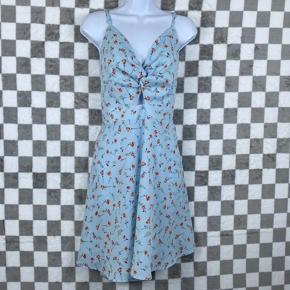 Baby Girl dresses pink strawberry blue floral with cute back tie 1xl 2xl  Curve - Picture 2 of 10